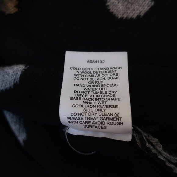 **HOST PICK** SEED WOOL/COTTON GREY MARLE CURVE HEM SPOT JUMPER SIZE XS - Picture 5 of 6